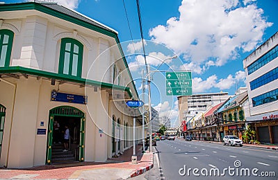 In the area of â€‹â€‹the underground light car station, Bangkok, Thailand Editorial Stock Photo